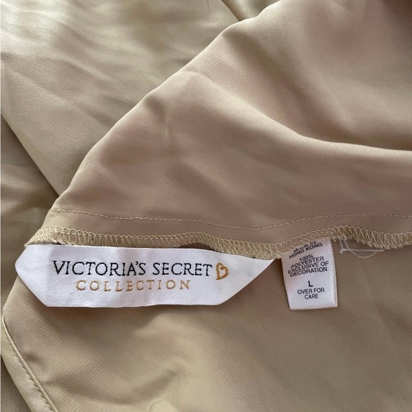 Vintage Victoria’s Secret silky golden Long maxi slip Negligee y2k Nightgown L - Picture 9 of 11